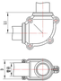 Tee Repair Clamp for Galvanized Steel Pipe